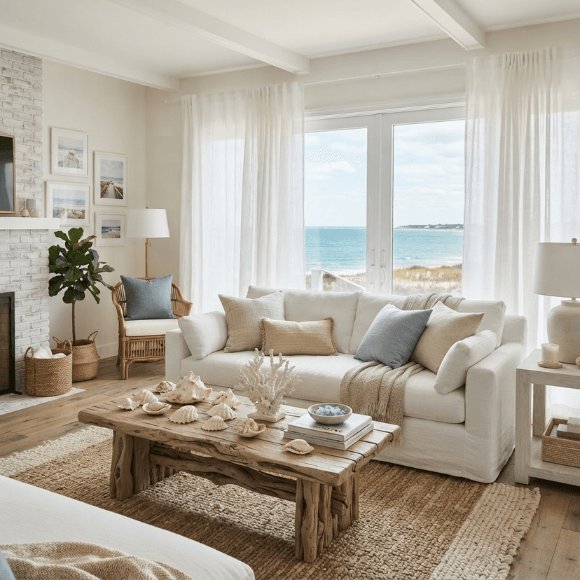 How to Style Coastal Art Without Making It Look Themed