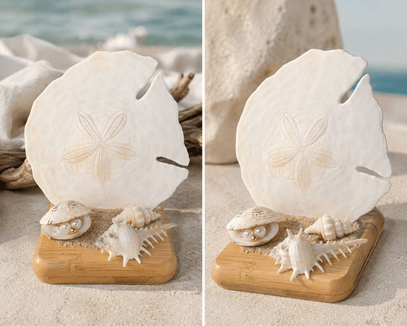 Coastal Sand Dollar Shell Decor