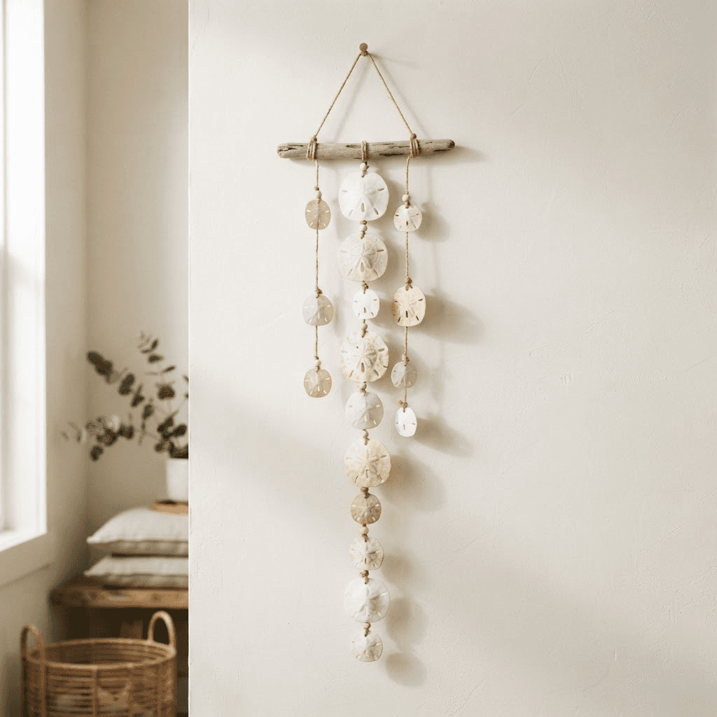 Sand dollar wall hanging