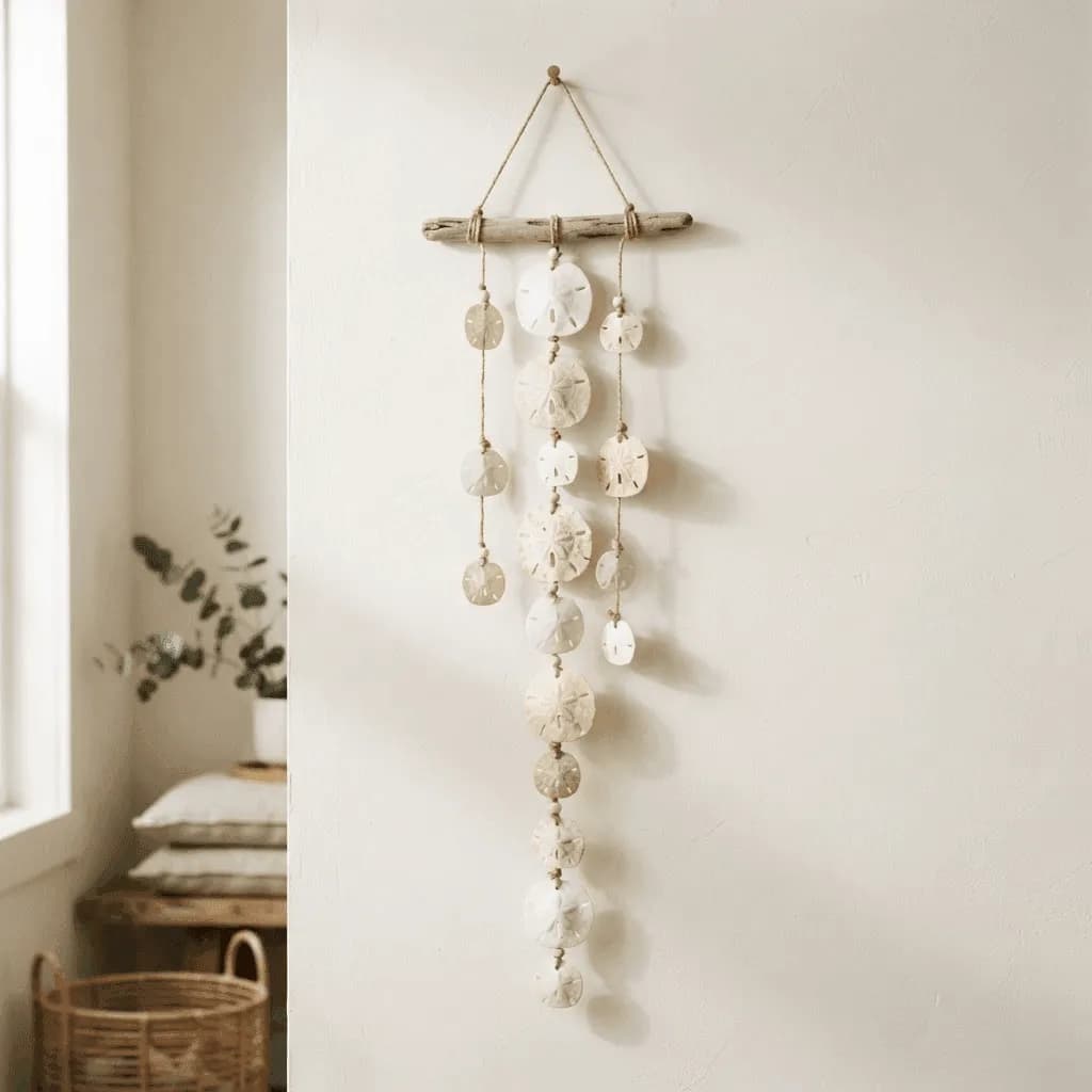 Sand dollar wall hanging