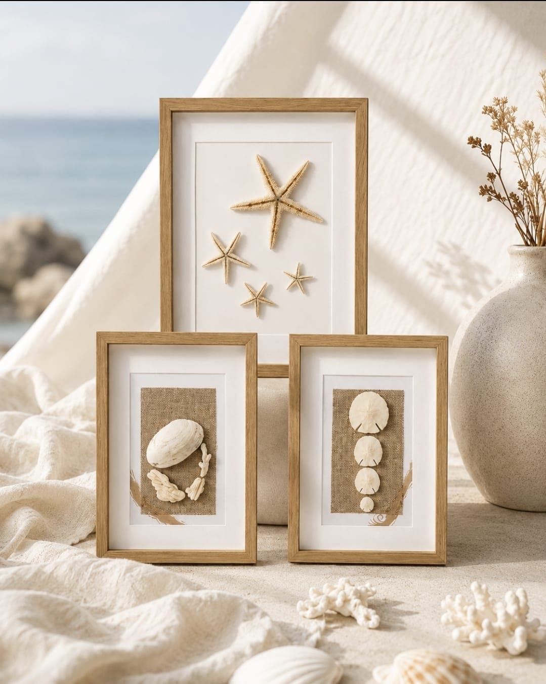 Handmade wall art set